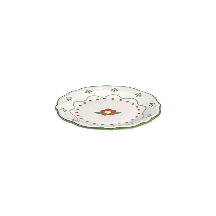 Hermia Marcelin Fulya 24 Ytkm Juego de cena de porcelana multicolor